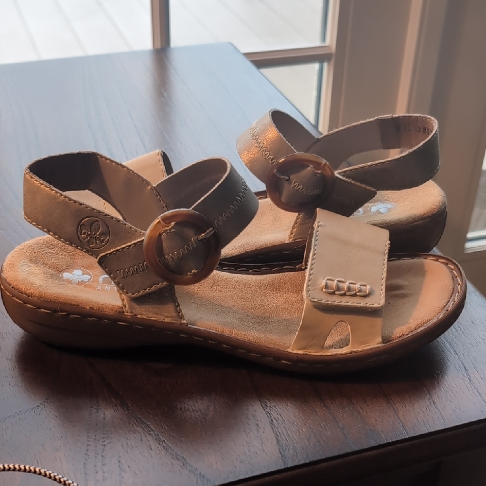 Rieker Antistress Sandals Size 41 Or 9.5